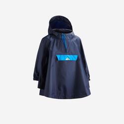 Poncho imperméable de randonnée enfant MH100 bleu marine