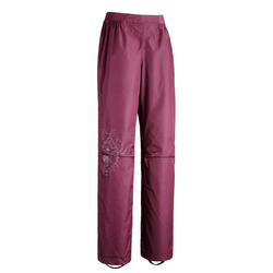 Sur pantalon de randonnée enfant MH500 Prune