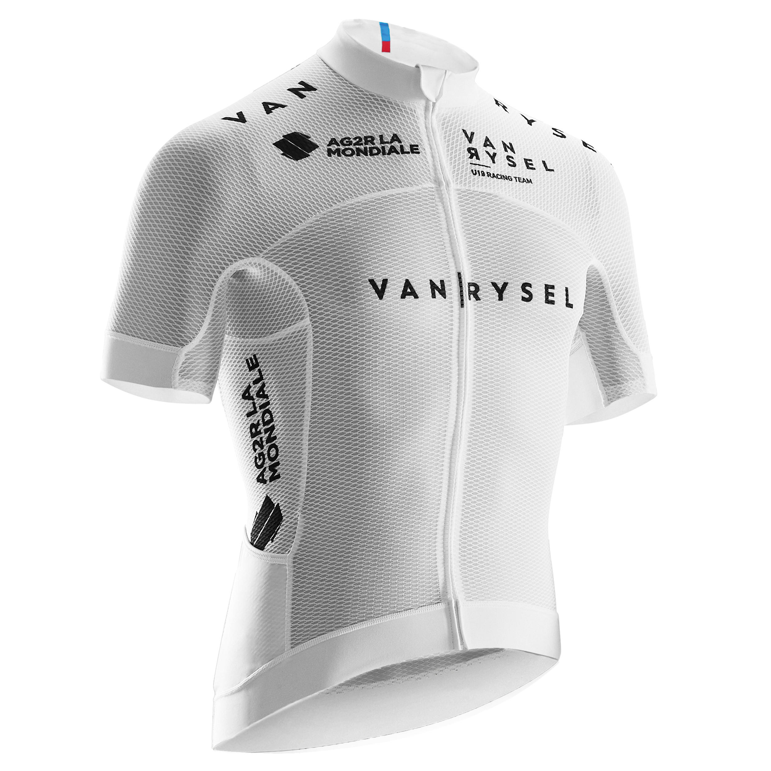 VAN RYSEL Ultralight Road Sport Cycling Summer Jersey - White