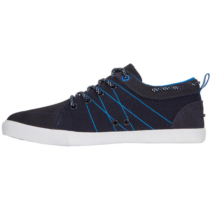 ZAPATOS NAUTICOS NIÑOS BARCO NAVEGACIÓN 300 AZUL MARINO Tribord | Decathlon