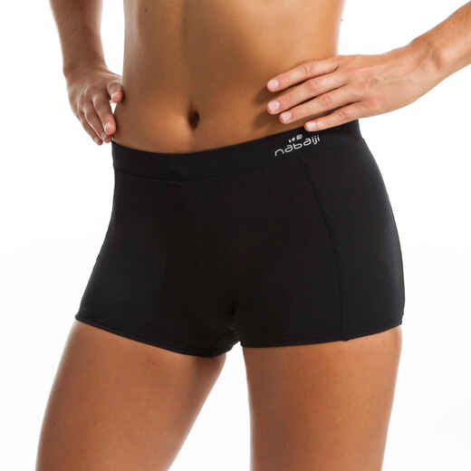 
      Bas de maillot de bain shorty Aquafitness femme Anny noir
  