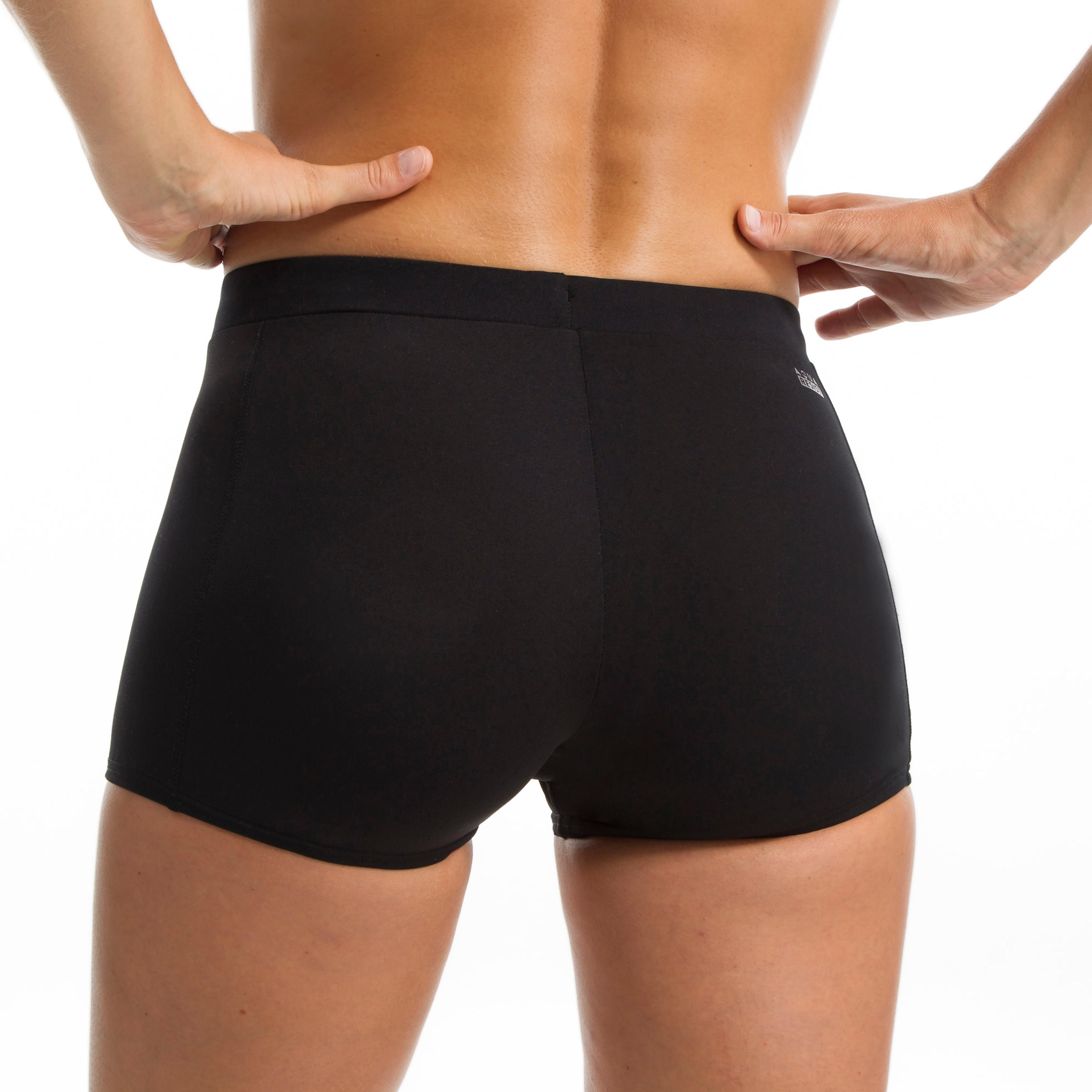 Bas de maillot de bain shorty Aquafitness femme Anny noir 4/15