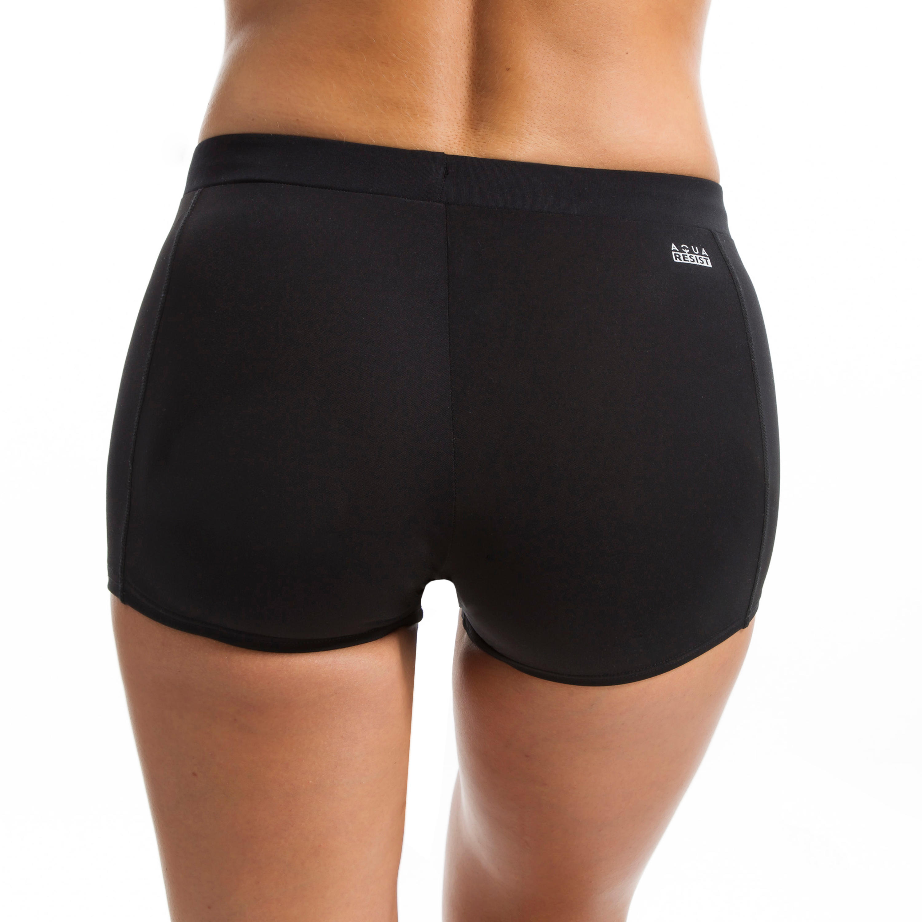 Bas de maillot de bain shorty Aquafitness femme Anny noir 3/15