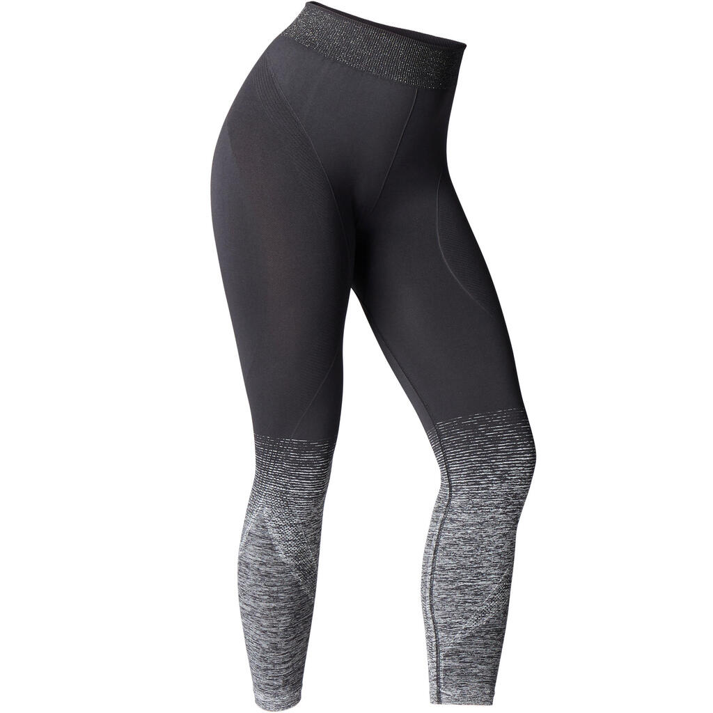 LEGGING 7_SLASH_8 YOGA SANS COUTURES VERT FONCE