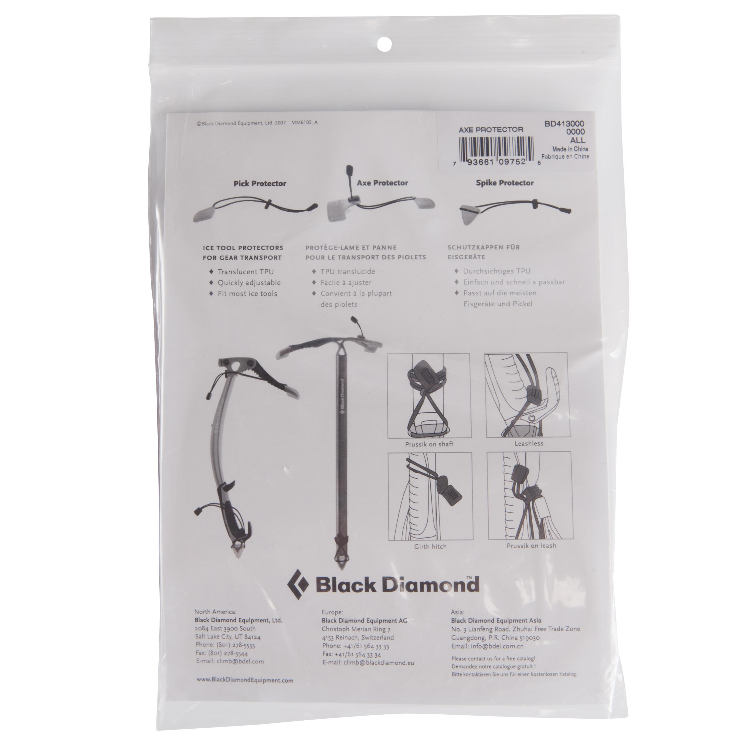 Schutz für Haue und Schaufel von Eispickeln ‒ Axe Protector 5/5