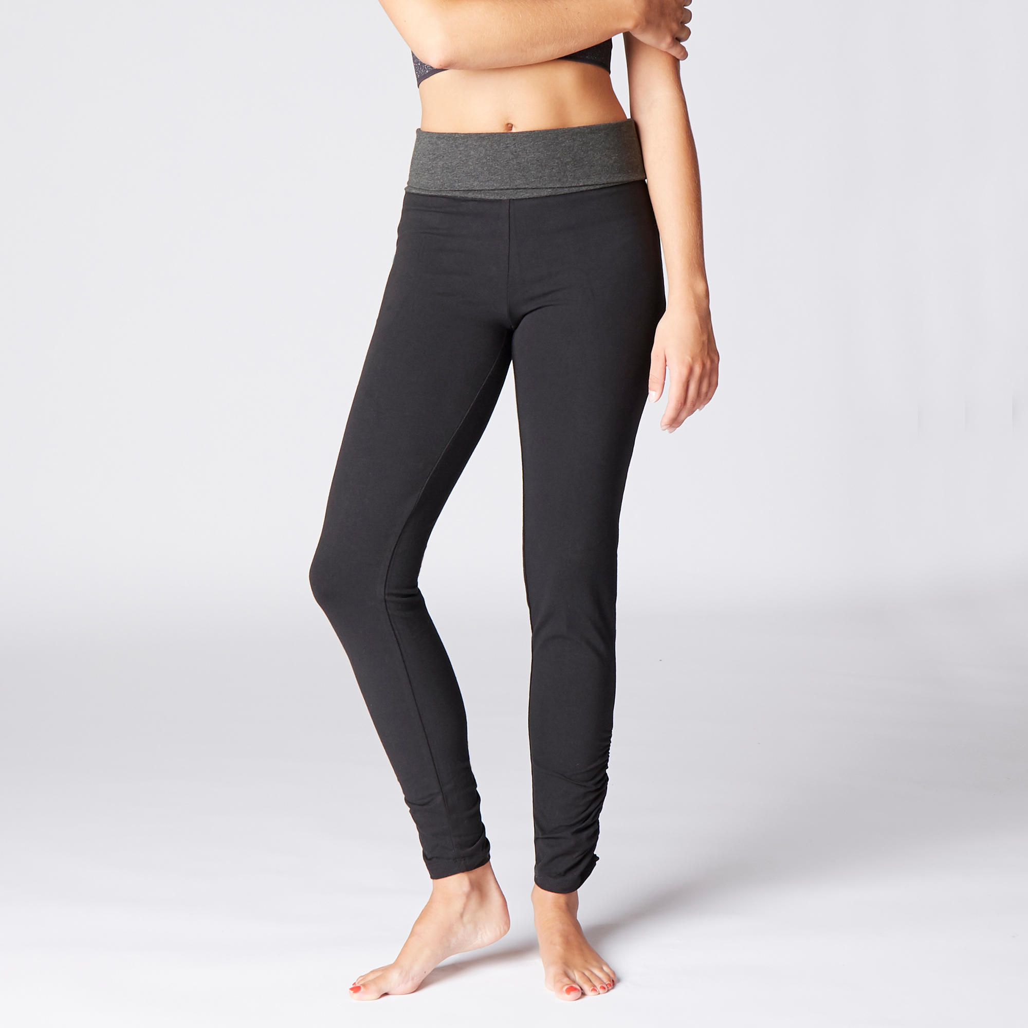 Buy Nite Flite Grey Cotton Yoga Pants for Women's Online @ Tata CLiQ