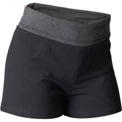 Women's Yoga Shorts - Grey - black, Dark grey - Kimjaly - Decathlon