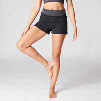 Pantalones Cortos Short Comfort Yoga Embarazada Ecofriendly Negro Gris