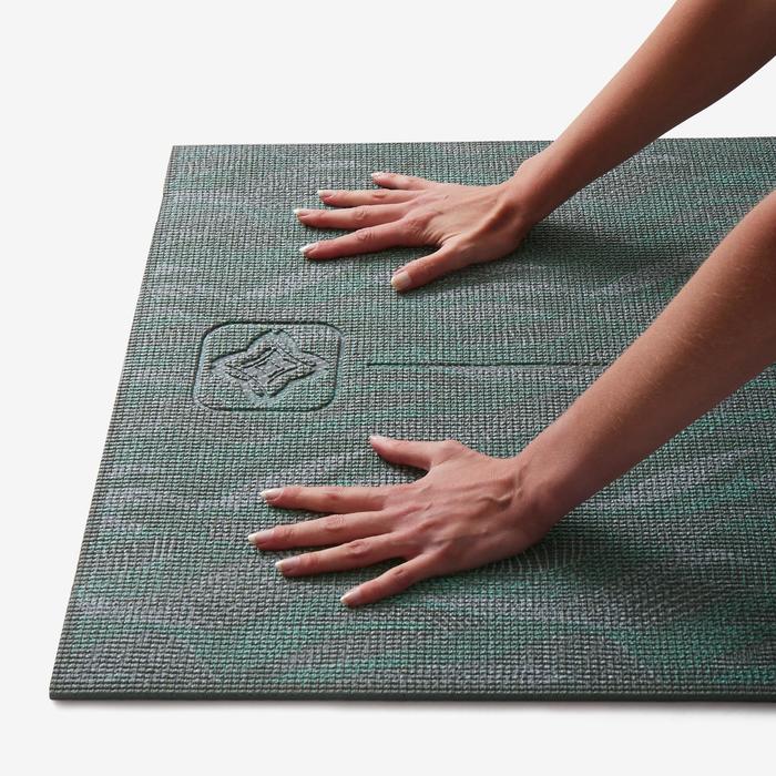 Gentle Yoga Cotton Mat / Over-Mat 4 mm - Mottled Grey