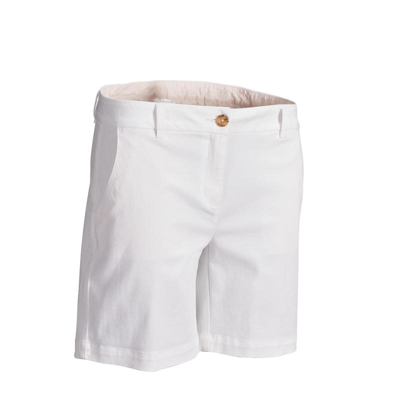 WOMEN'S GOLF BERMUDA SHORTS WHITE