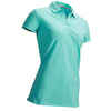 Golf Poloshirt Damen türkisgrün