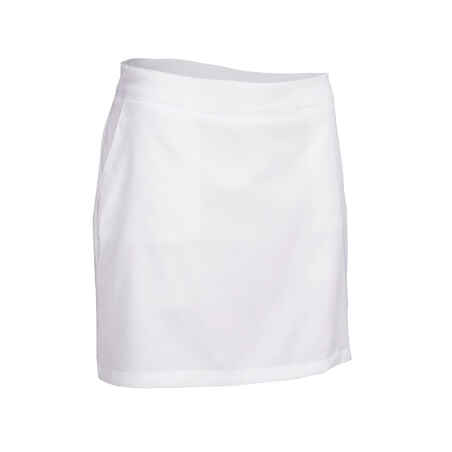 FALDA-SHORT GOLF MUJER CLIMA CÁLIDO BLANCA