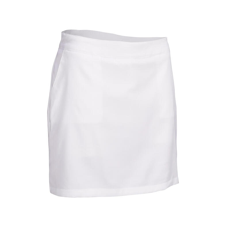 JUPE SHORT GOLF FEMME TEMPS CHAUD - BLANC