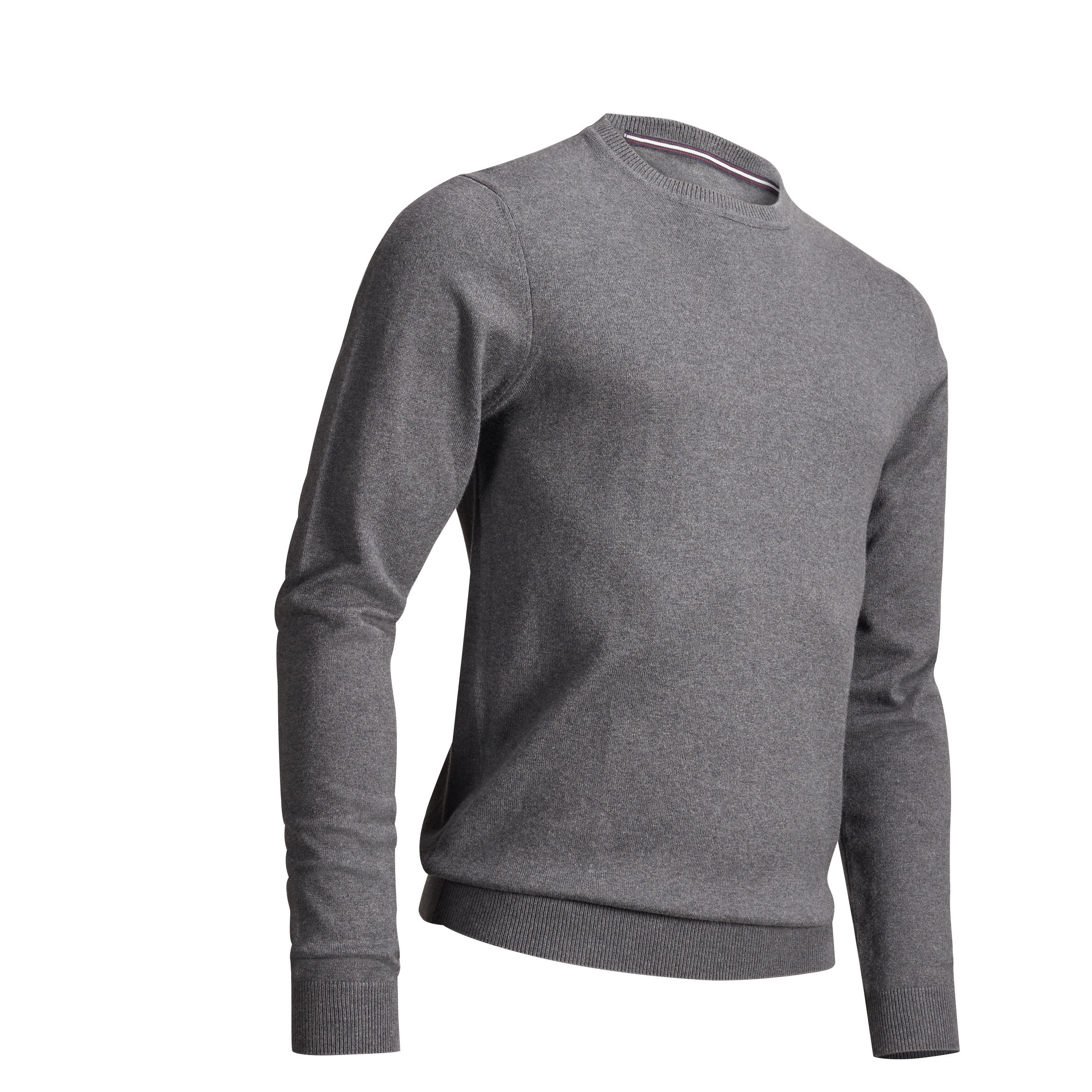 Men's golf crew neck pullover MW500 dark grey - Decathlon