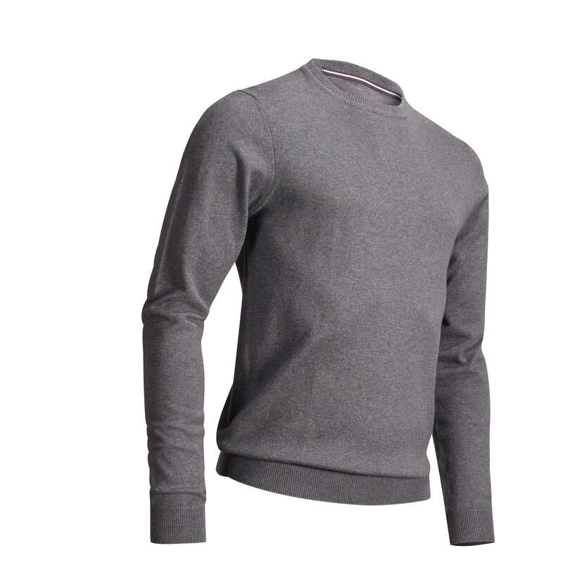 MENS MILD WEATHER GOLF CLOTHING Golf - Men's Pullover - Dark Grey INESIS - Golf Clothing
