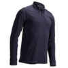 Men's Golf Long Sleeve Polo Shirt - Denim Blue