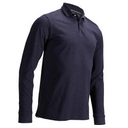 POLO GOLF MANCHES LONGUES POUR HOMME BLEU DENIM