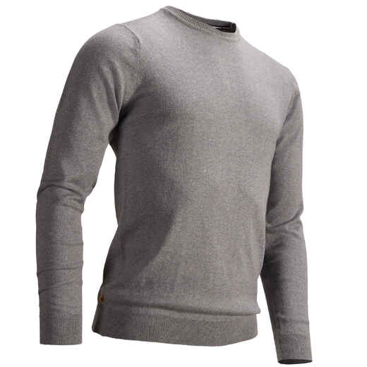 
      SUÉTER DE GOLF CUELLO REDONDO HOMBRE TIEMPO TEMPLADO GRIS
  