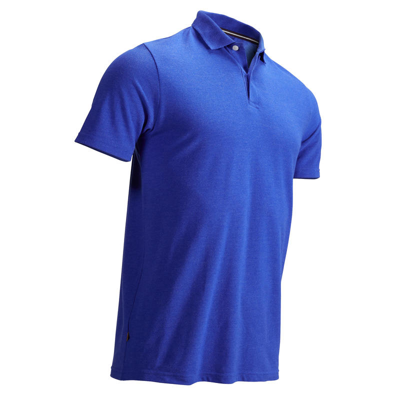 POLO DE GOLF DE MANGA CORTA PARA HOMBRE CLIMA TEMPLADO AZUL ELÉCTRICO MOTEADO POLO DE GOLF DE MANGA CORTA PARA HOMBRE CLIMA TEMPLADO AZUL ELÉCTRICO MOTEADO