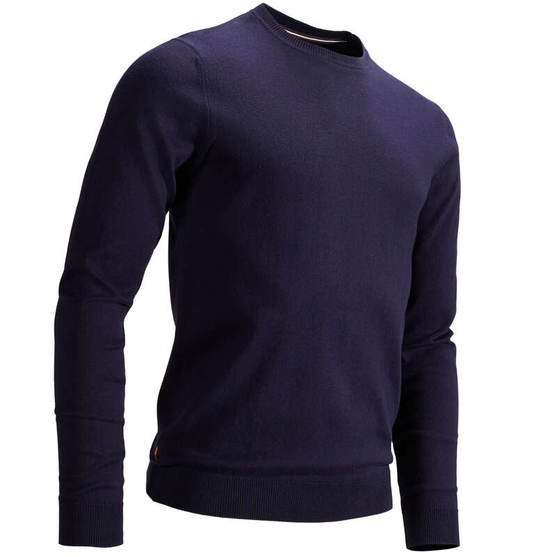 MENS MILD WEATHER GOLF CLOTHING Golf - NAVY BLUE M MW PULLOVER INESIS - Golf Clothing