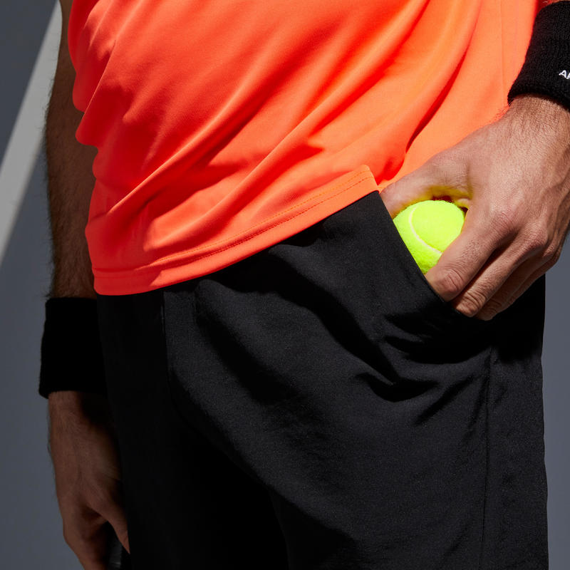 Pantalon Corto Tenis Hombre Dry 100 Negro Artengo