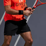 Men tennis shorts - tsh100 black