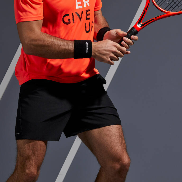 Men Tennis Shorts Quick Dry Regular Fit Black