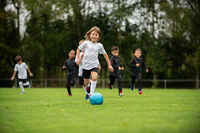 Camiseta de Fútbol Niños Kipsta F100 blanca