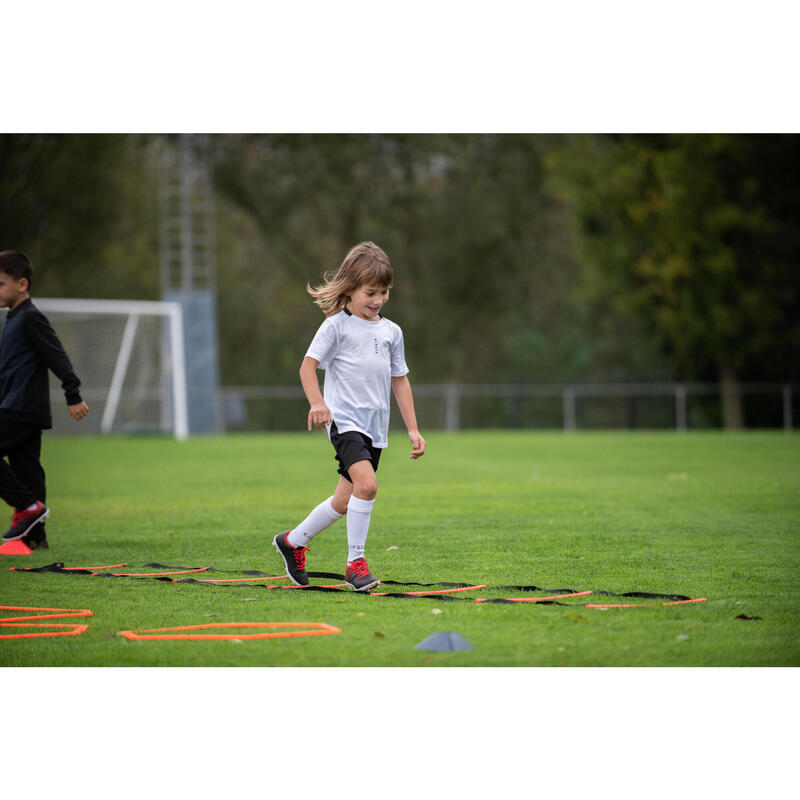 Camiseta de Fútbol Niños Kipsta F100 blanca