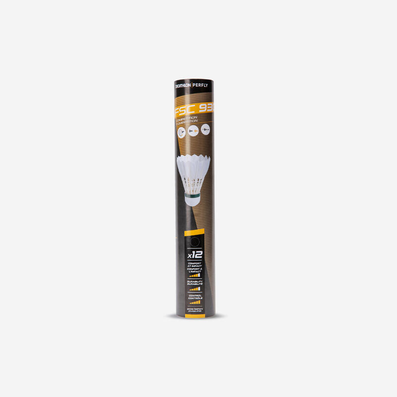 

ВОЛАНЫ ДЛЯ БАДМИНТОНА ПЕРЬЕВЫЕ FSC 930 SPEED 78 X 12 ШТ., 300318