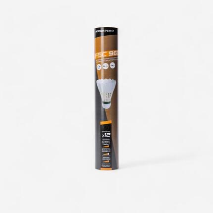 Lotki do badmintona z piór FSC960 x12 (SZYBKOŚĆ 77)