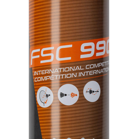 Волан пір'яний FSC 990 для бадмінтону 78 × 12