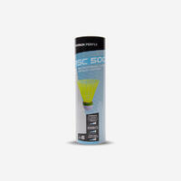 BADMINTON LOPTICE PSC 500 MEDIUM PLASTIČNE 6 KOM - ŽUTE