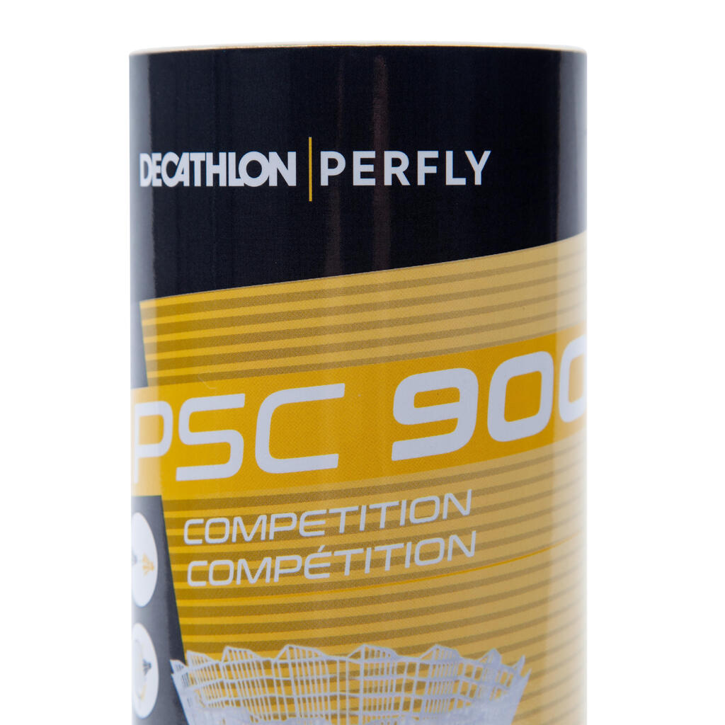 Gallitos de bádminton  PSC 900 - Perfly - Plástico blanco x 6