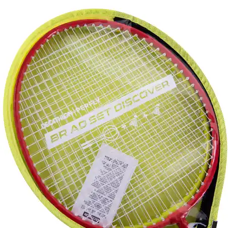 ADULT BADMINTON RACKET  BR AD SET DISCOVER  RED YELLOW