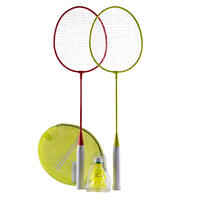 ADULT BADMINTON RACKET  BR AD SET DISCOVER  RED YELLOW