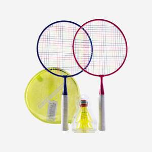 Kids Badminton Racket Set Discover Pink Blue