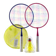 Kids Badminton Racket Set Discover Pink Blue