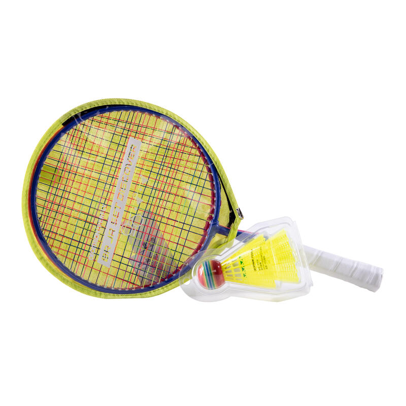 Set Rachete Badminton BR Discover Roșu-Albastru Copii