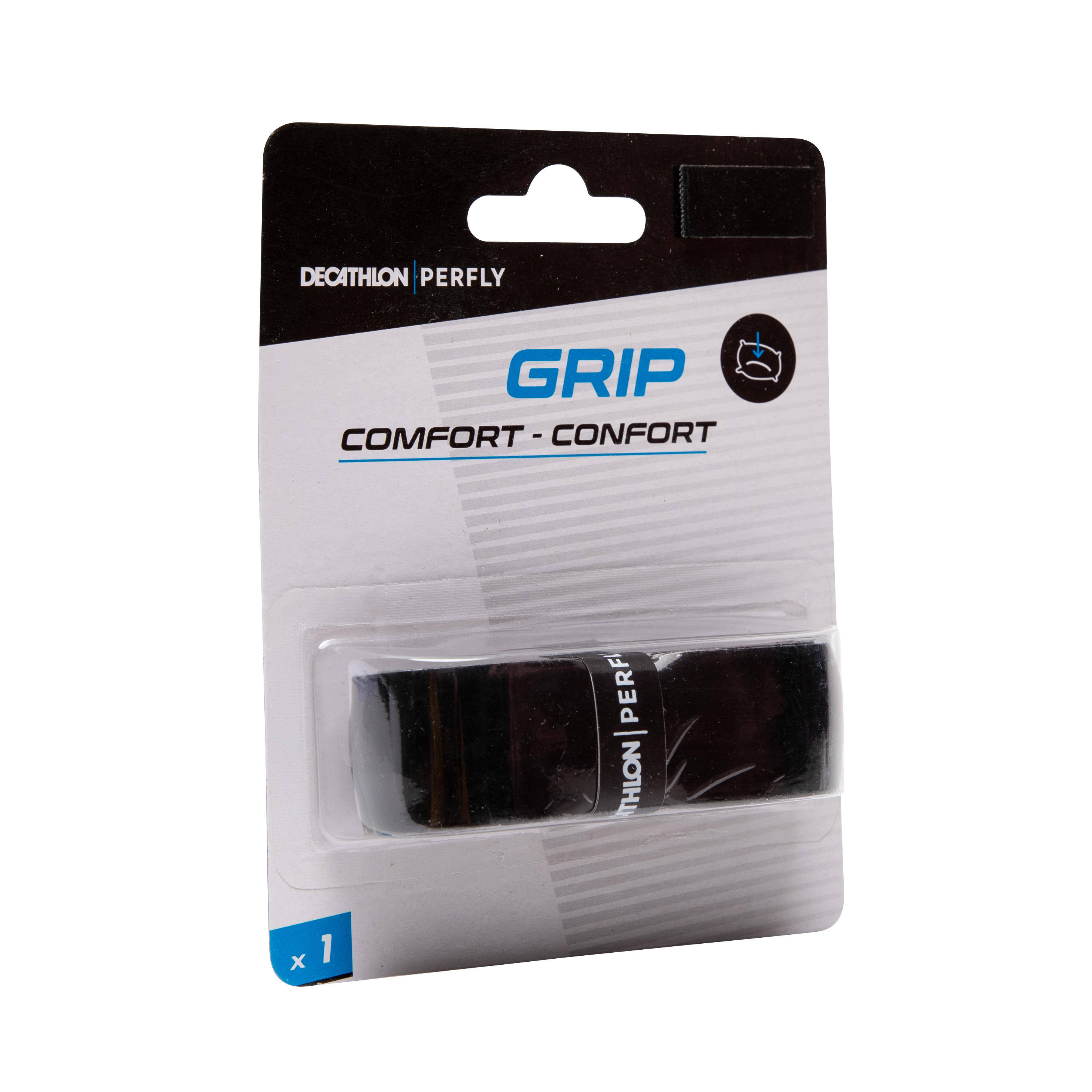 Badminton Comfort Grip x 1 Black -  5