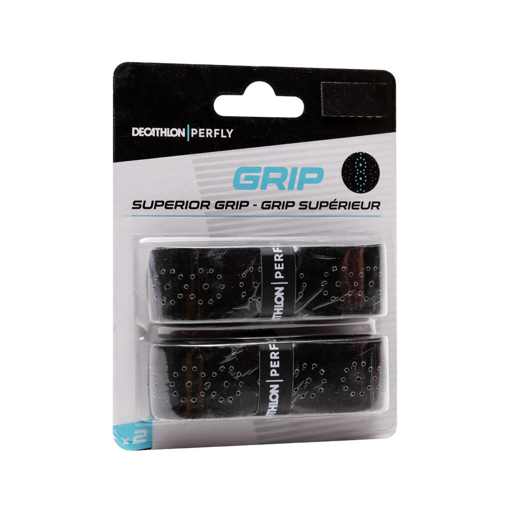 BADMINTON SUPERIOR GRIP X 2 WHITE