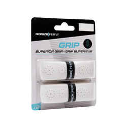 BADMINTON SUPERIOR GRIP X 2 WHITE