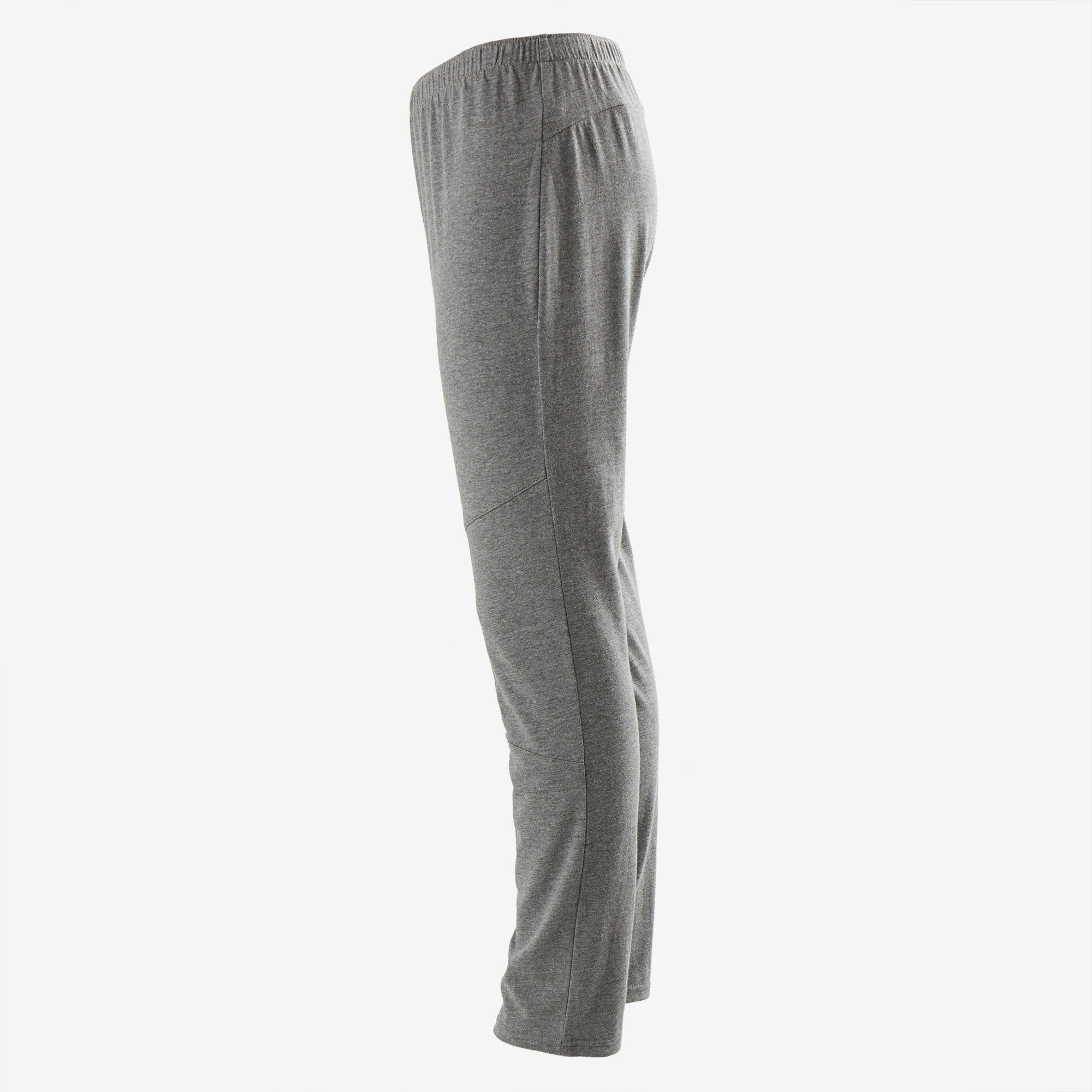 

100 Boys' Regular-Fit Gym Bottoms - Mottled Grey
