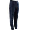 Kids' Warm Breathable Synthetic Jogging Bottoms S500 - Navy