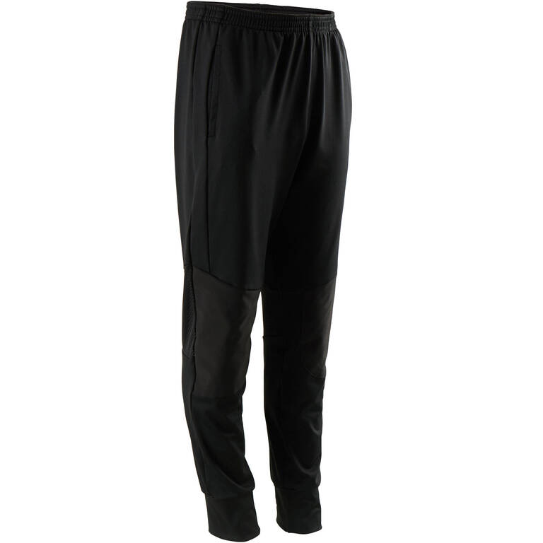 Kids' Light Breathable Loose-Fit Jogging Bottoms - Black