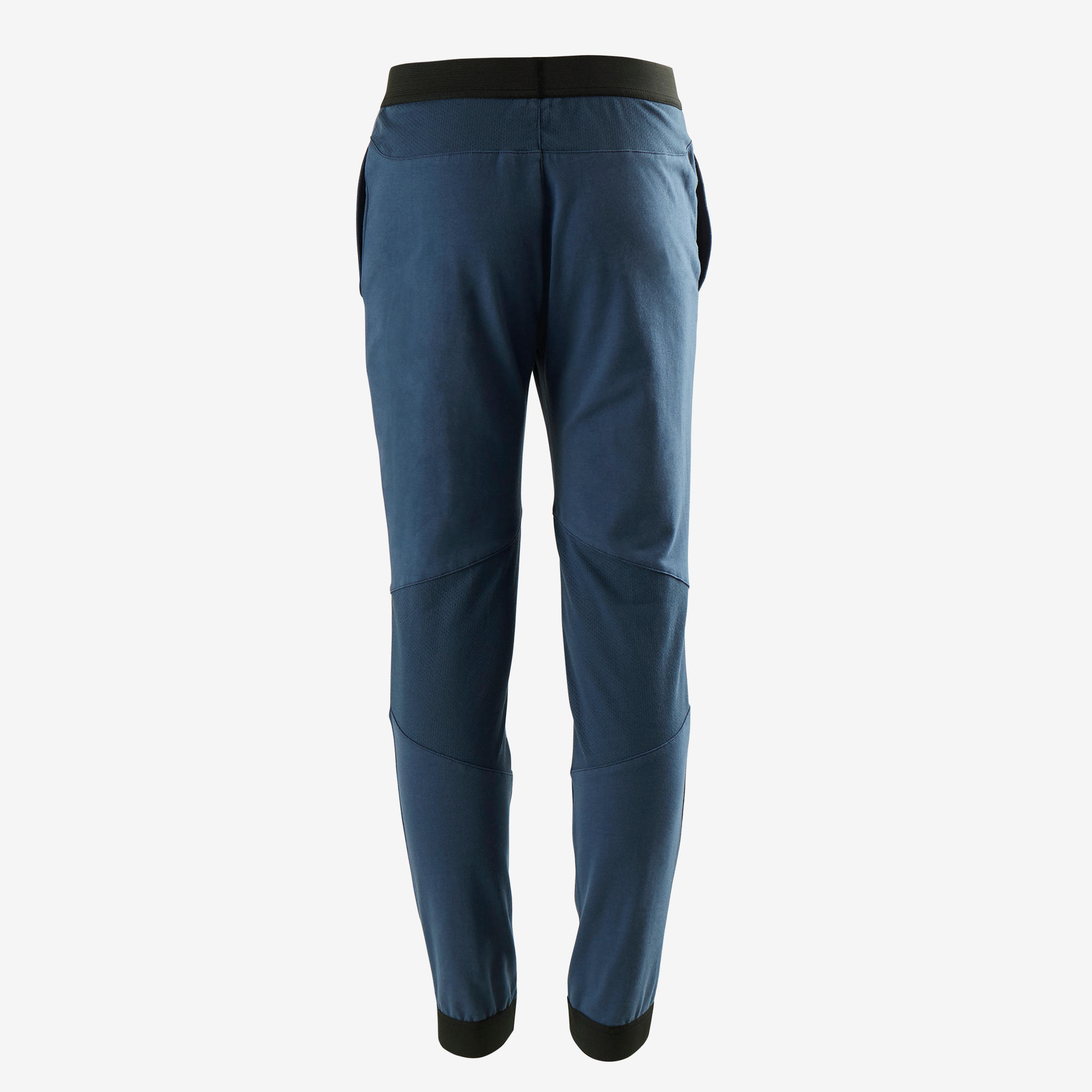

500 Boys' Slim-Fit Durable Lightweight Breathable Cotton Gym Bottoms - Blue -  By DOMYOS | Decathlon