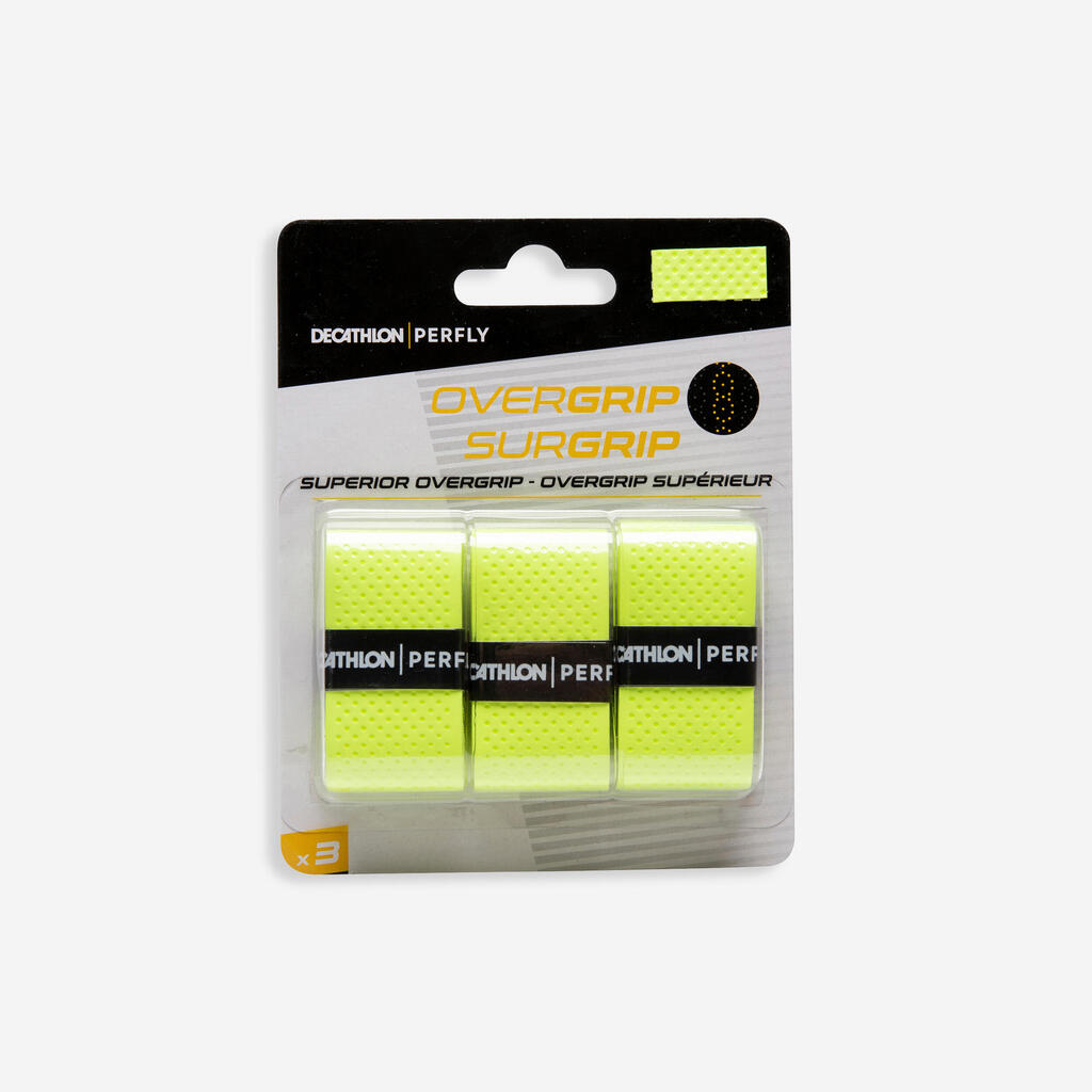 OVERGRIP ZA BADMINTON SUPERIOR x 3 CRNI