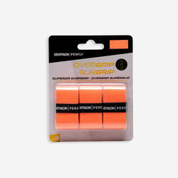 Lot de 3 Surgrips De Badminton Superior Overgrip - Orange