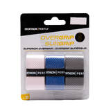 Badminton Superior Overgrip x 3 Pink Blue Green