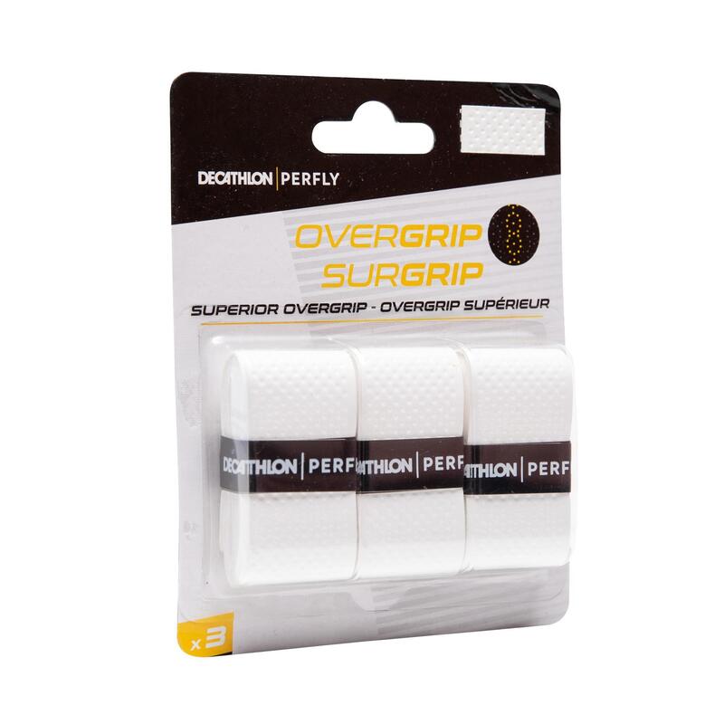 Set Overgrip Badminton Confort X 3 - Alb 